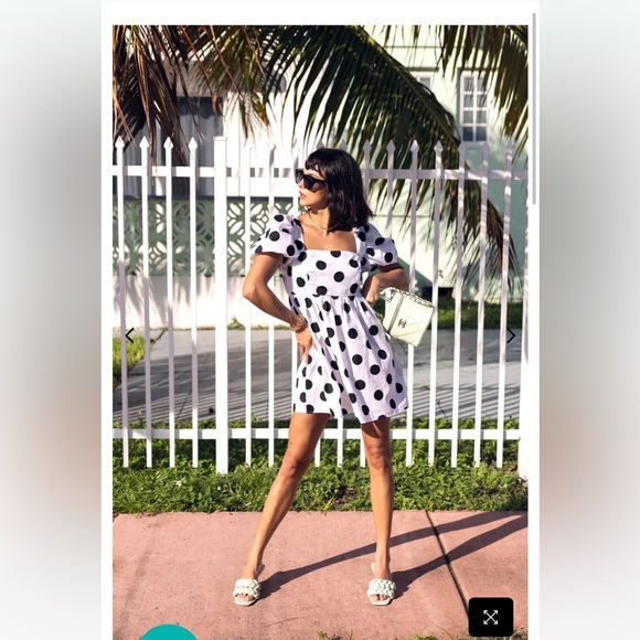 Pitusa Dresses & Skirts - Pitusa Polka Dot Babydoll Dress